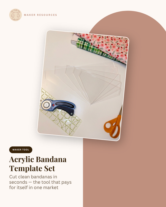 The Posh Pup Acrylic Bandana Template Set