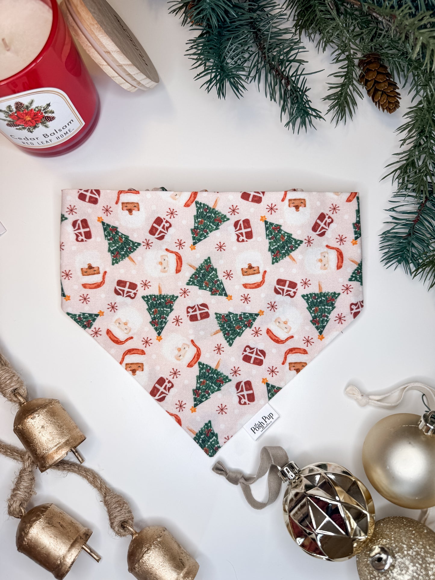 Holly Jolly Puppy Bandana