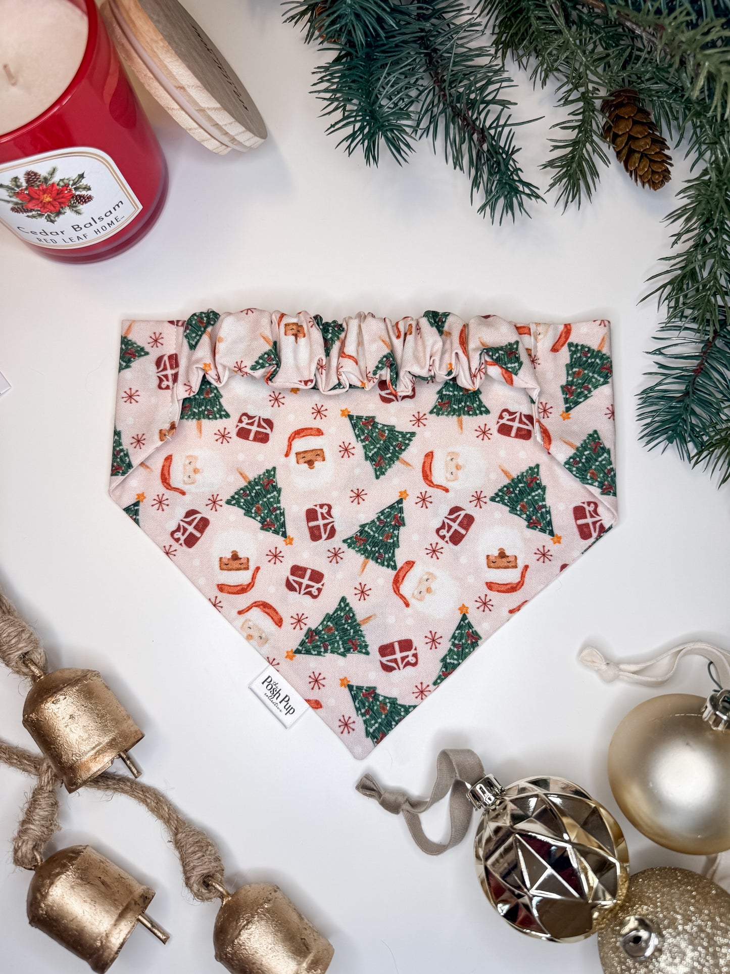 Holly Jolly Puppy Bandana