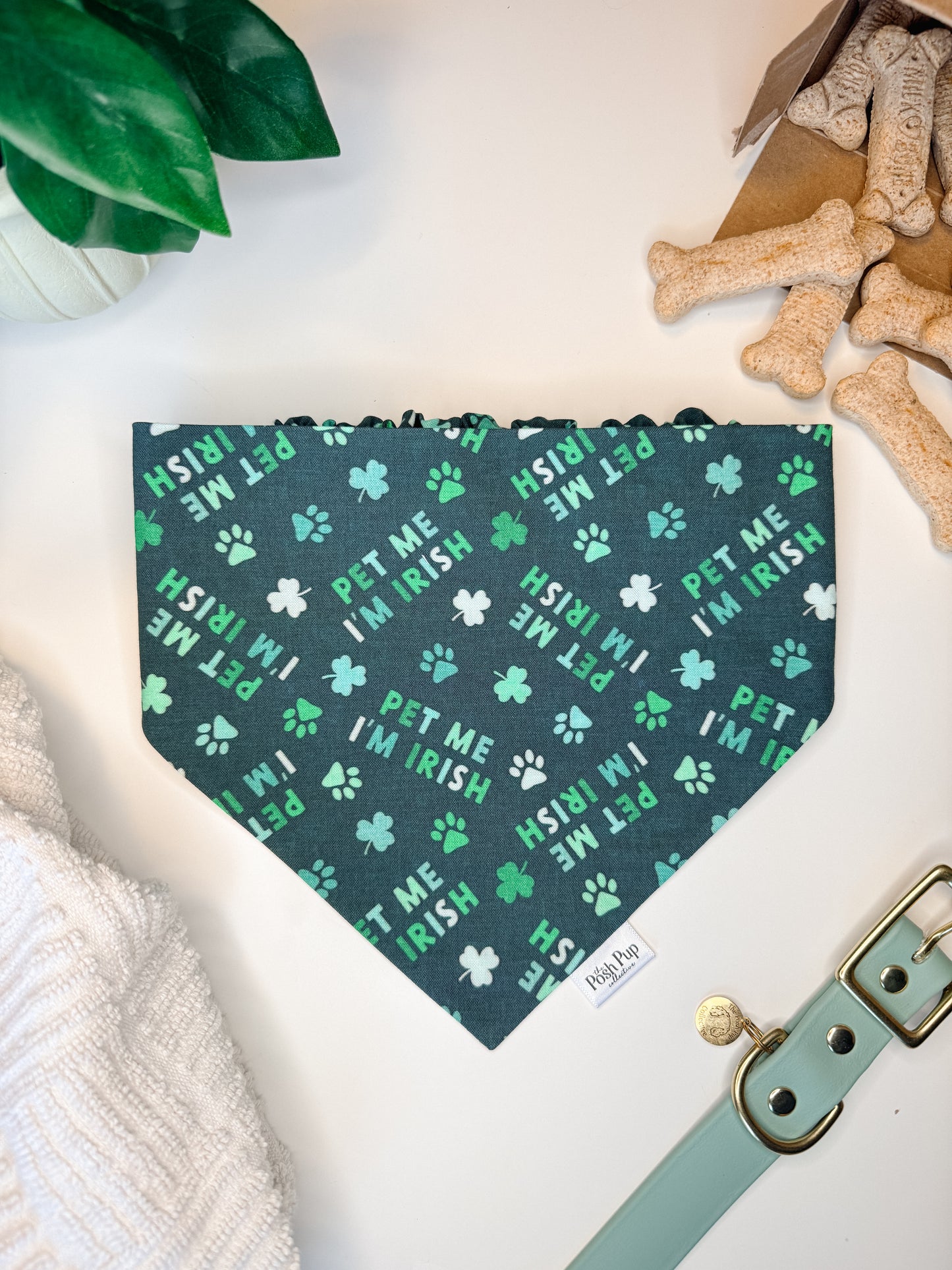 Pet Me I'm Irish Bandana