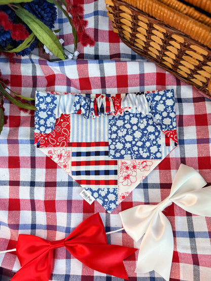 Patriotic Patchwork Bandana
